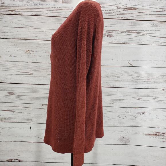 American Eagle Women's Amber Knit Jegging Fit Lace Up Sweater Size Medium - Picture 3 of 13